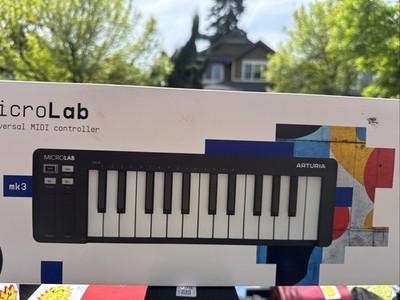 Arturia MicroLab mk3 MIDI Controller Black