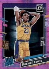 2023-24 Donruss Optic #211 Maxwell Lewis Hyper Pink