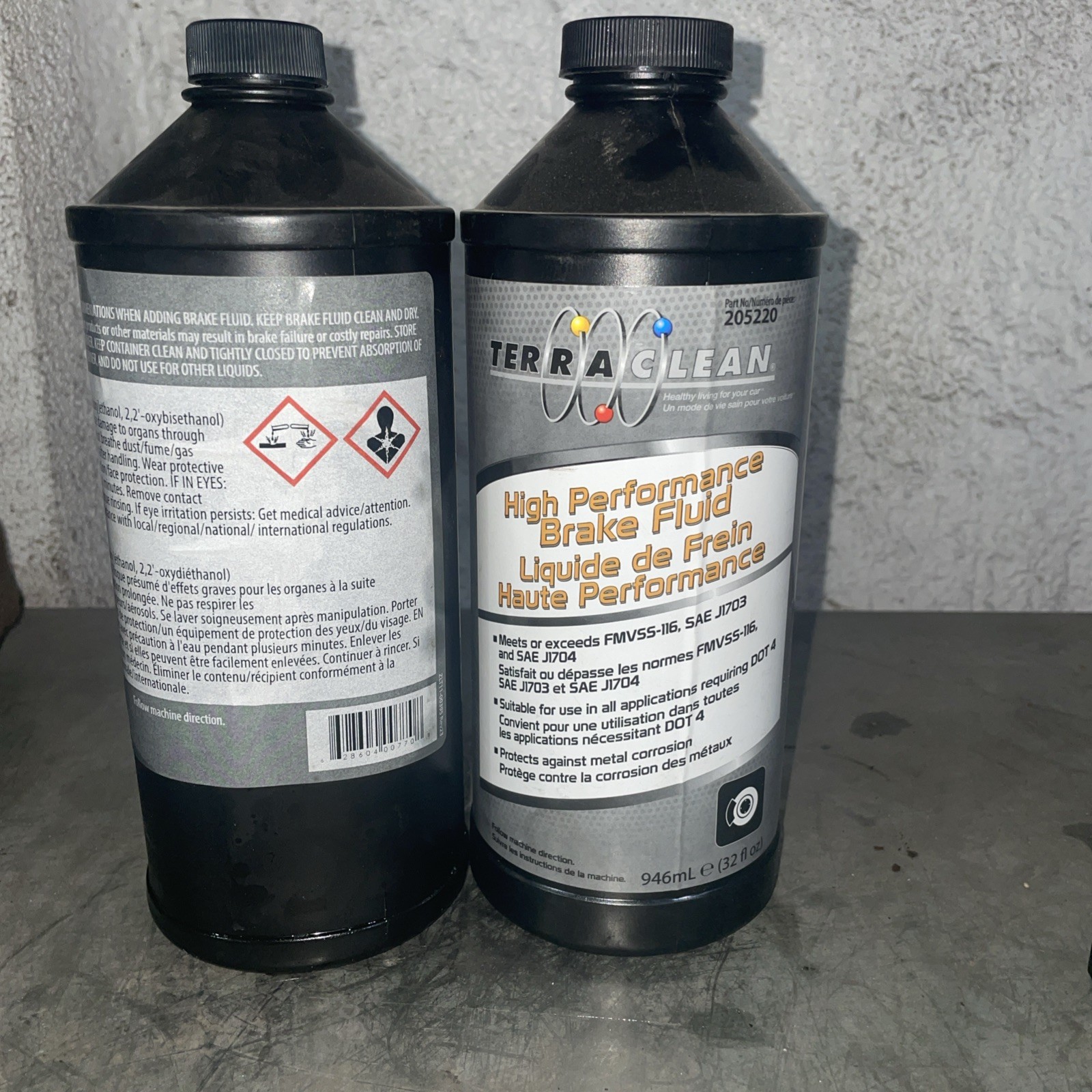DOT 4 Brake Fluid High Performance Brake Oil, 32 Ounces x 2,