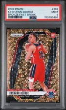 2024 PANINI PRIZM BRONZE FAST BREAK #257 KYSHAWN GEORGE 15/20 PSA 9