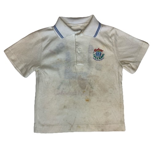 Vintage OshKosh B’gosh Polo Shirt Toddler 3T BIG TRUCK Trucking Graphic Print - Picture 5 of 11