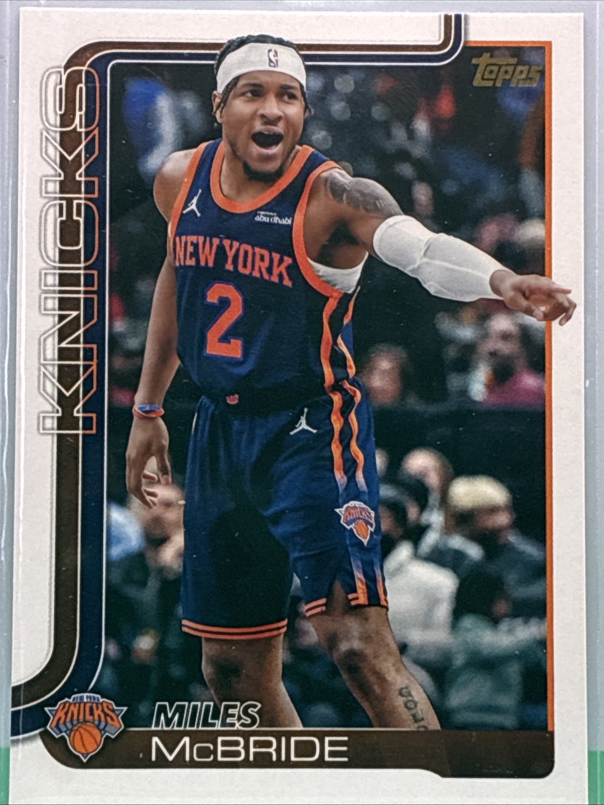 2025-26 Topps - Miles McBride #17 Golden Mirror Variation (SSP)