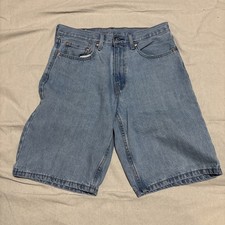 Levi's Men's 469 Loose Fit Denim Blue Jeans Shorts Size 32