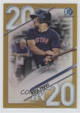 2020 Bowman Draft 20 in '20 Gold Refractor 39/50 Nick Yorke #20IN20-NY uk2