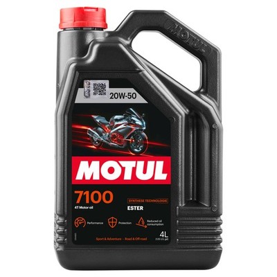 Motoröl Motul 4T SAE 20W-50 synthetisch 7100 4 Liter Motoroel API SP JASO MA2