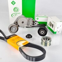 Contitech 6PK1660 Keilrippenriemen-Satz + Freilauf FüR Audi BMW VW Seat Skoda