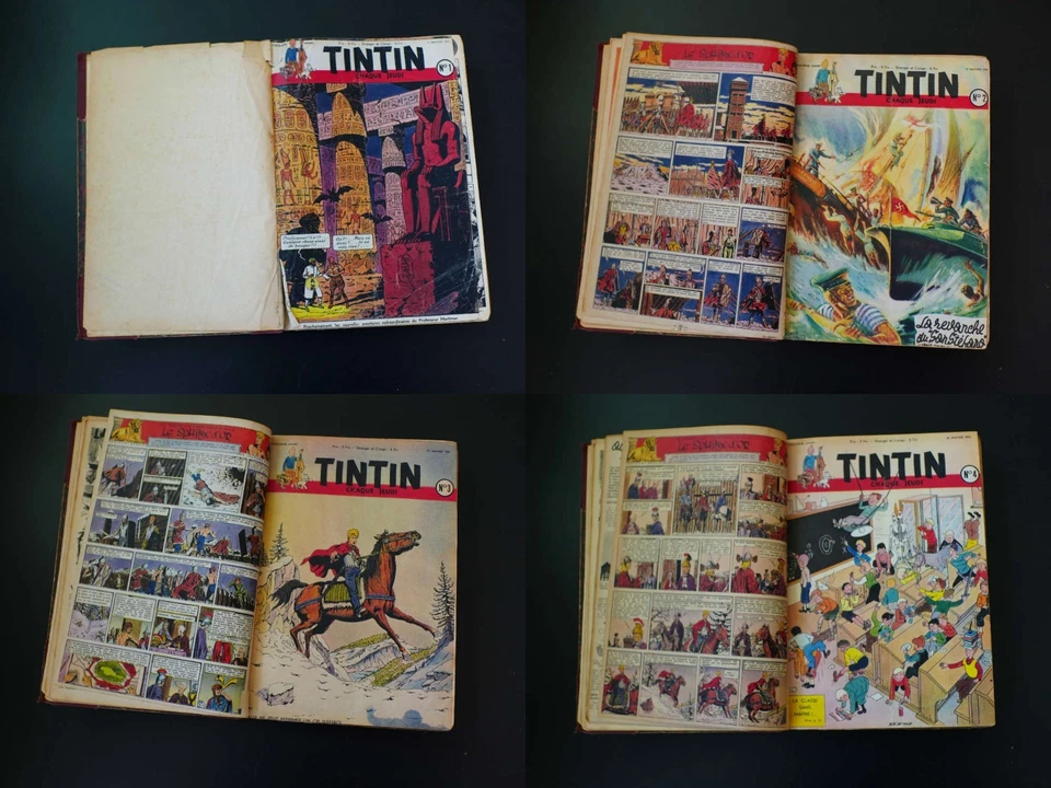 [RARE] (Le Journal) Tintin – Recueil relié de l'édition belge de l'année 1950 - Bild 2 von 4
