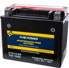 WPS Fire Power CTX12-BS Maintenance Free Battery #CTX12-BS
