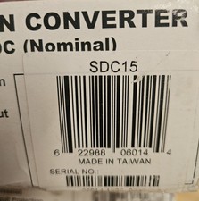 Samlex SDC-15 Step Down DC to AC Converter 24V to 12V NEW