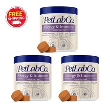 Pack of 3 PetLab CO ALLERGY  IMMUNE Probiotic 30 Soft Chew For Dogs