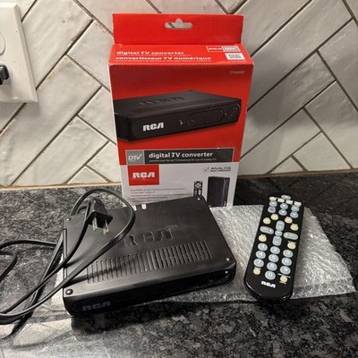 RCA ATSC TV Converter Box DTA800B1 DTV Tuner Digital-to-Analog with Remote