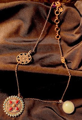 Ladies Lucky You Charm Necklace Preowned Vintage