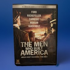 The Men Who Built America DVD, 2012 History Channel Ford Rockefeller Carnegie