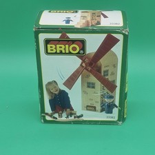 RARE Vintage Brio Wooden Train Windmill 33382...