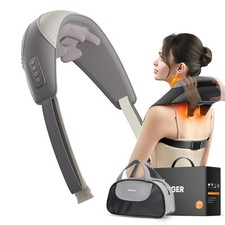 Shiatsu Neck and Shoulder Massager With Heat for Pain Relief, Deep Tissue Bac...