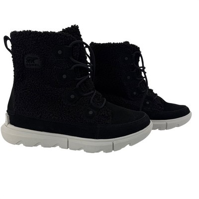 Sorel Womens Explorer Boots 9 Waterproof Insulated Cozy Joan Faux Fur 