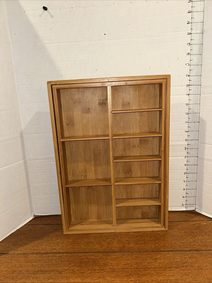 Organizador de inserción de cajón de madera - 5 secciones - Madera maciza Foto 2 de 4