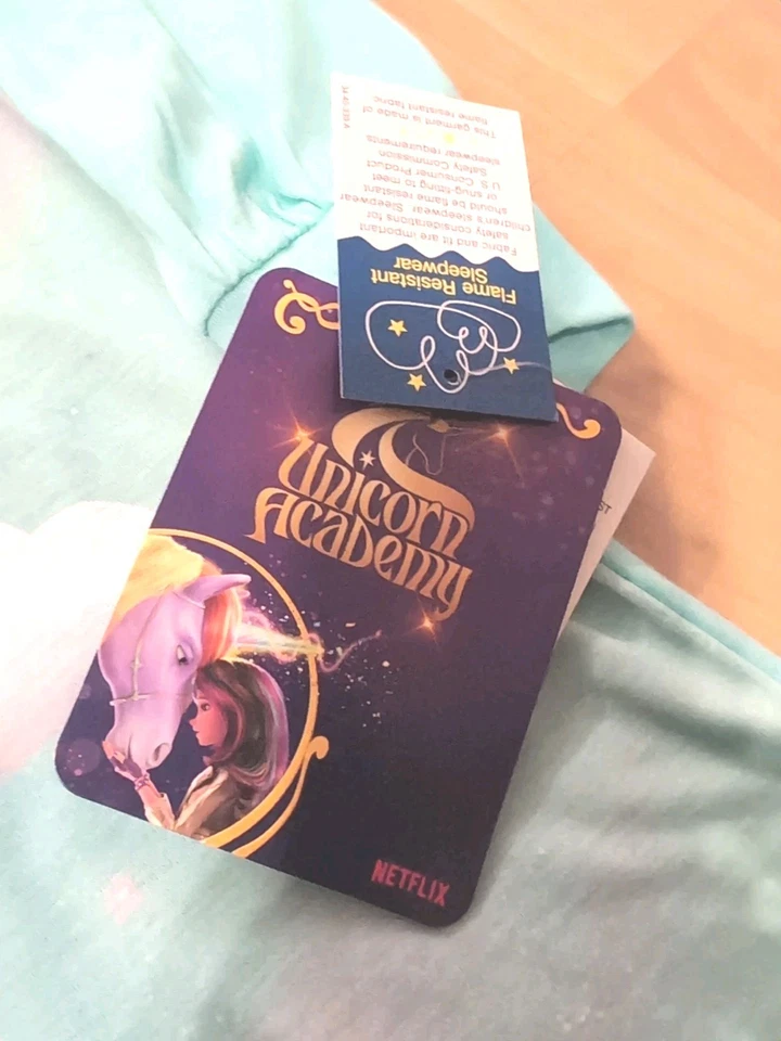 Pijama camisón Unicorn Academy niñas talla 8 nuevo con etiquetas Foto 2 de 4
