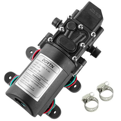 #ad 12V Diaphragm Water Pump – 1.2 GPM 80 PSI Self Priming Sprayer Pump with Pres... $25.71