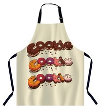Cake Cookie Set Apron Adjustable Neck Bib Apron for Men Women,Suitable for Ki...