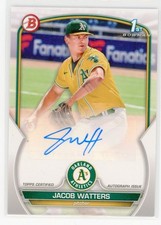 2023 Bowman Baseball Jacob Watters 1st Bowman Prospect Autograph #PPA-JW