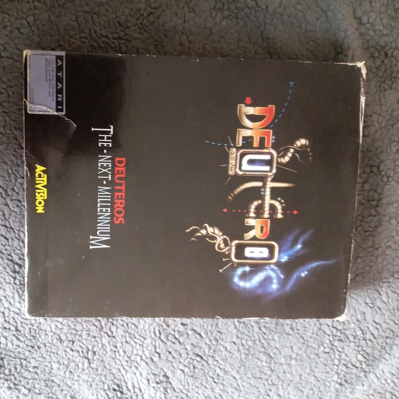 Atari ST Deuteros:The Next Millennium  Activision with manual untested. See pics