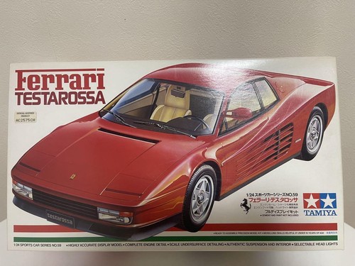 Hasegawa 1/24 Lamborghini Miura P400 SV & Ferrari Testarossa Model Kit Rare - Picture 13 of 15