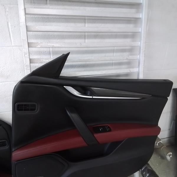 2016 MASERATI GHIBLI Passenger Side Front Interior Trim Panel Black/Red TRIM NA 
