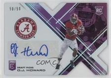 2017 Elite Draft Picks Status Purple Die-Cut 50/50 OJ Howard Rookie Auto RC 0g4