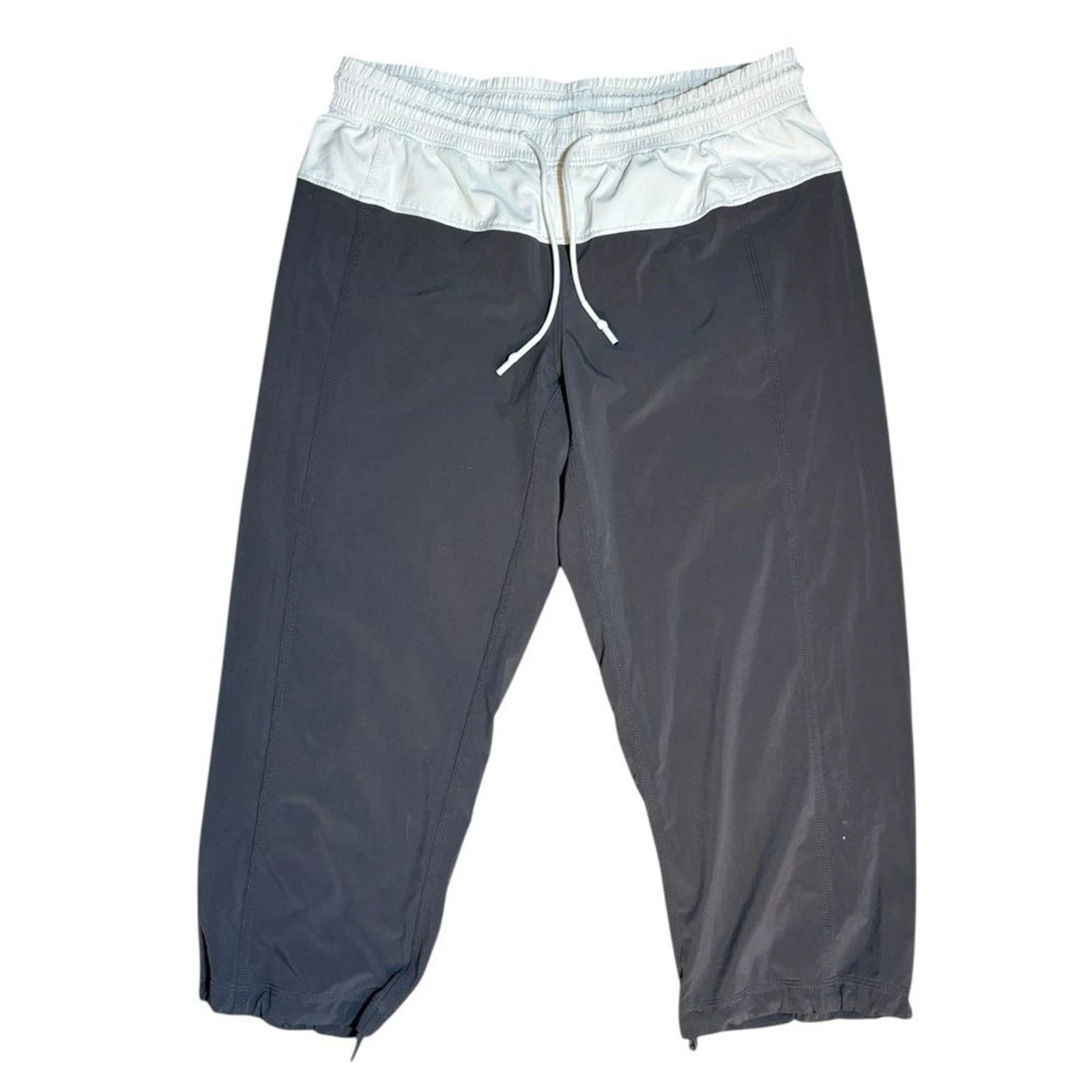 Lululemon Two-Tone Cropped Jogger Pants L Mid Calf