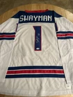 Jeremy Swayman Boston Bruins Autographed USA Olympics Jersey JSA Certified