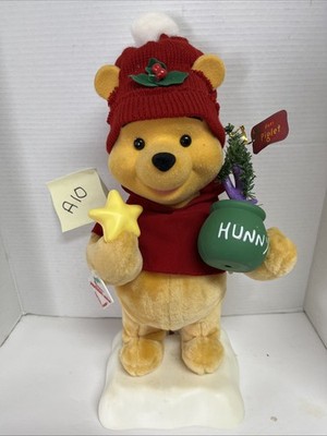 Telco Christmas Winnie The Pooh Motionette Toy Animated Figure 1998 Vintage