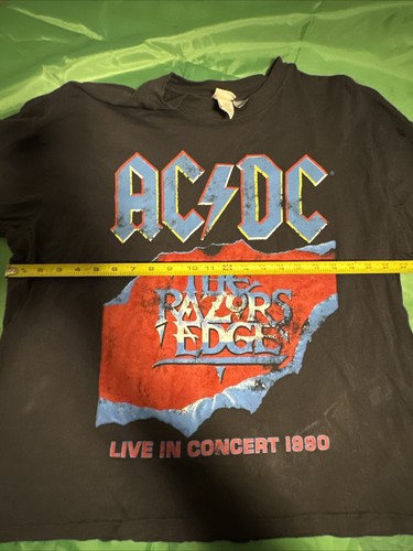 AC/DC original vintage Razors Edge Tour shirt 1990 - Picture 4 of 6