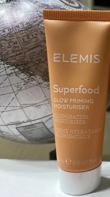 Elemis Superfood AHA Glow Priming Moisturizer Mini 20ml Each New & Sealed