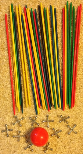 Cardinal Ind. Tin Box Games Checkers, Pick-Up Sticks, Playing Cards, Poker Chips - Picture 9 of 12