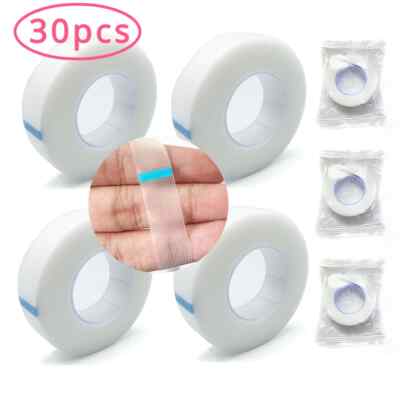 Hot Eyelash Tape PE 30Rolls Eyelash Extension Paper Tape PE Adhesive Patches New