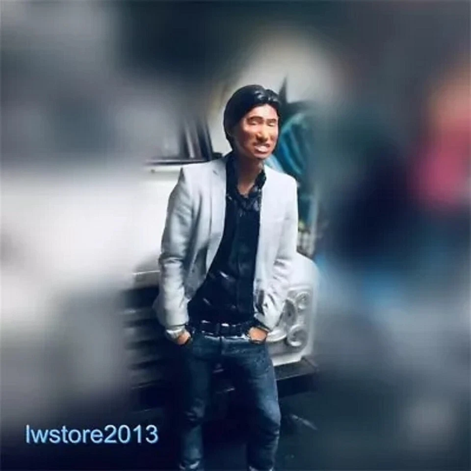 1/18 Fly Brother Jacky Cheung Miniature Model Scene Props Car Vehicle Toys - Image 3 of 4