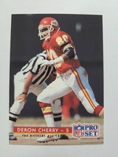 DERON CHERRY 1992 PRO SET FOOTBALL CARD # 200 E6570