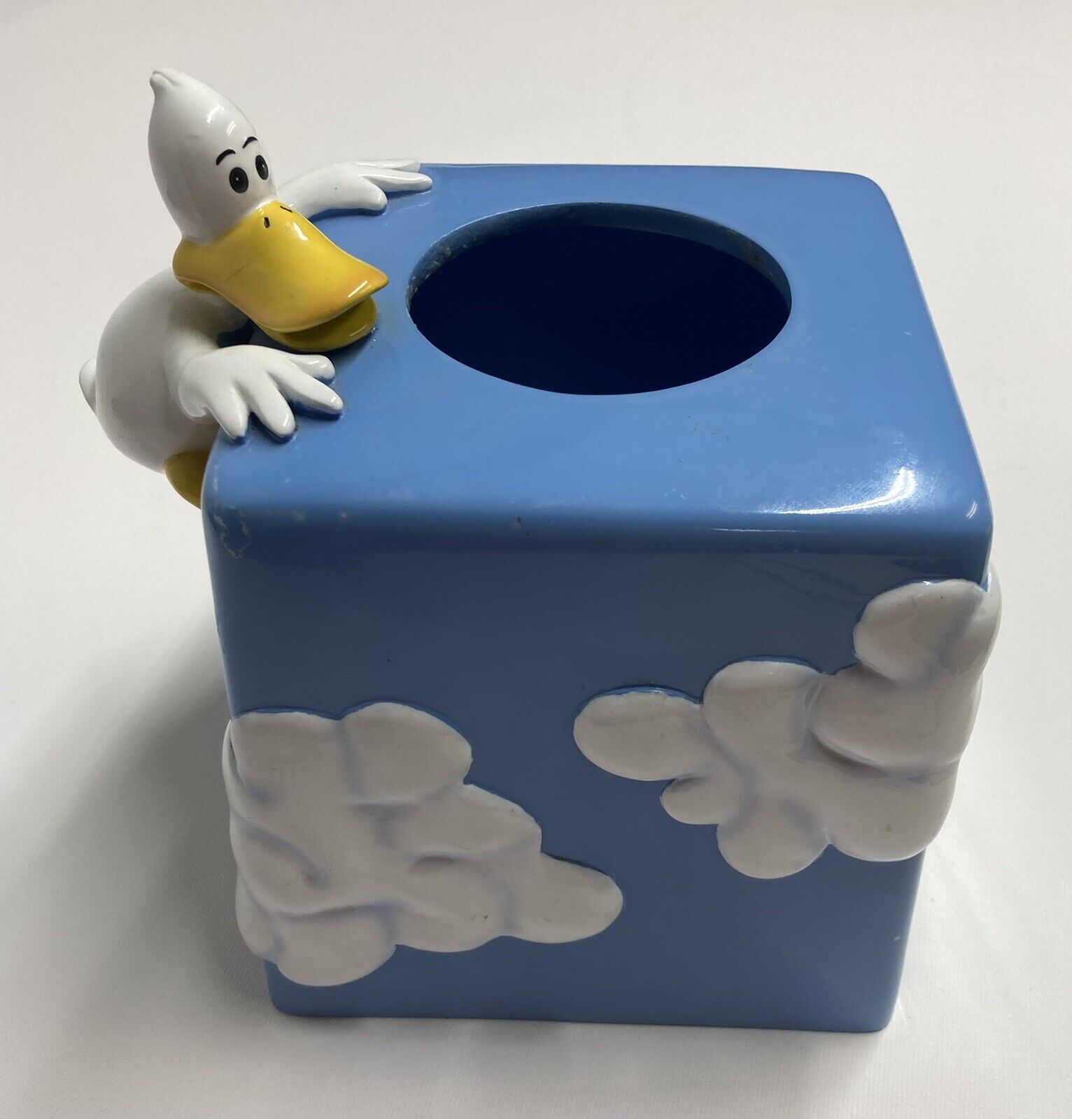 Vilead Cat Tissue Box Cover Tabletop Decor Duck Figurine Paper