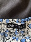 ZARA Blue Floral Printed Skort Size XL. SHEIN Black Mid Length Skirt Size XL — photo 6
