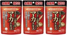 ORIHIRO Maca Extract with Soft-Shelled Turtle & Ginseng 360 Tablets × 3 Japan
