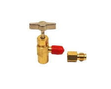 Self-Sealing R134a A/C Can Tap Tapper Adapter Dispensing Valve