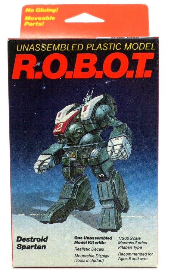 Testors Battletech Robotech Macross 1/200 Destroid Spartan Model Kit