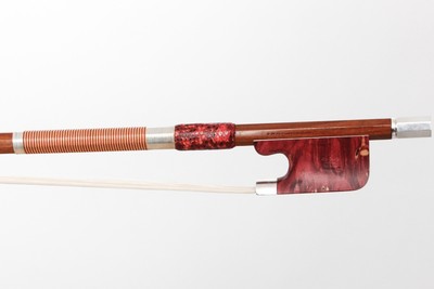 Master Pernambuco silver mounted Cello bow with Certificate