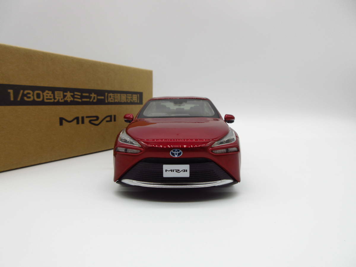 1:30 Toyota 2nd MIRAI Color Sample Mini car Emotional Red II Diecast model  ZJP