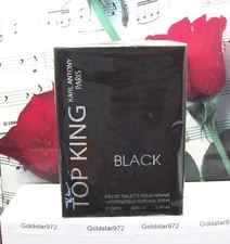 Top King Black EDT Spray 3.3 FL. OZ. By Karl Anthony. NWB