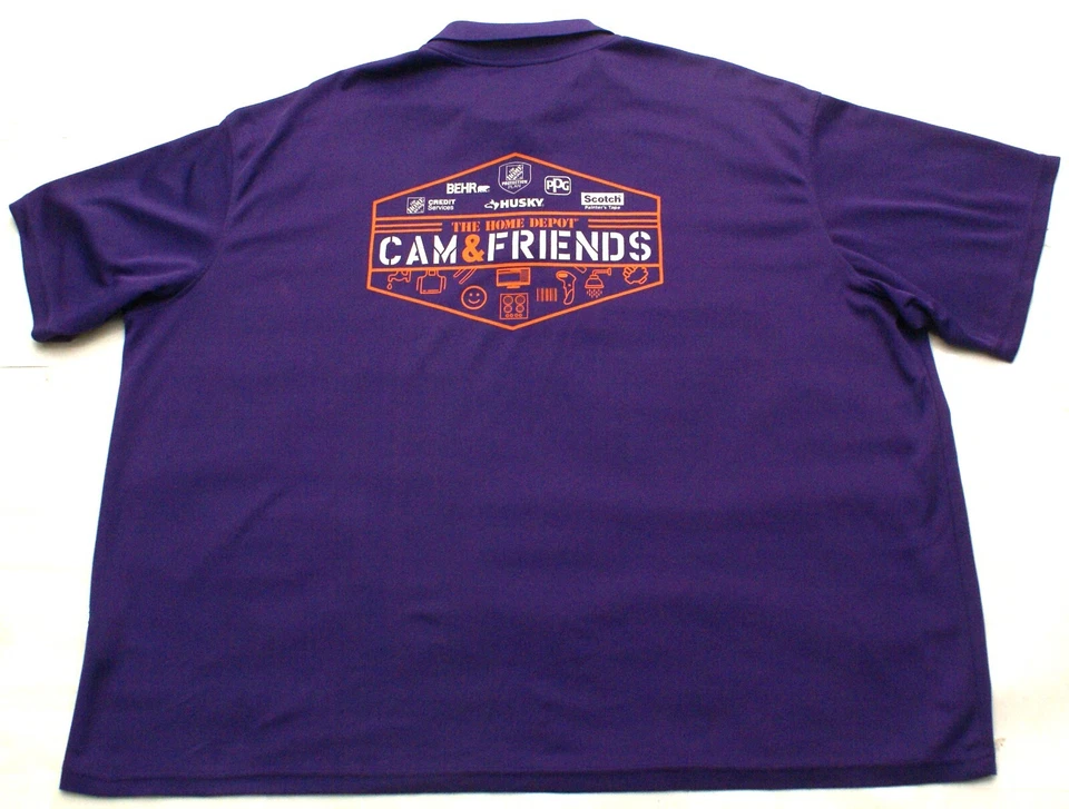Home Depot Uniforme de Empleado Cam & Friends Polo Camisa, Grande Alto Para Hombres 4X Foto 3 de 3