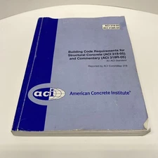 ACI 318-05 Building Code Requirements for Structural Concrete (ACI 318-05) Used