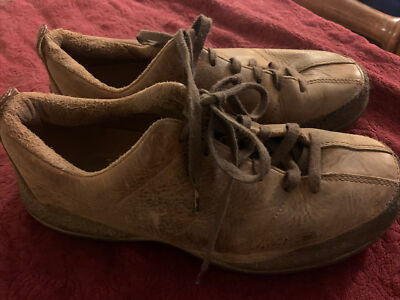 Roots Mens Brown Nubuck Leather Oxford Shoes Classic Comfort 