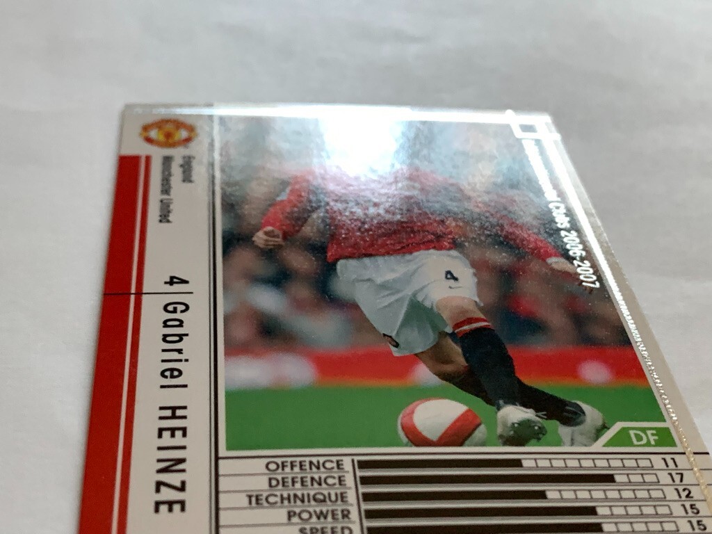 WCCFカード Gabriel Iván Heinze WCCF PANINI soccer card Japan sports 131
